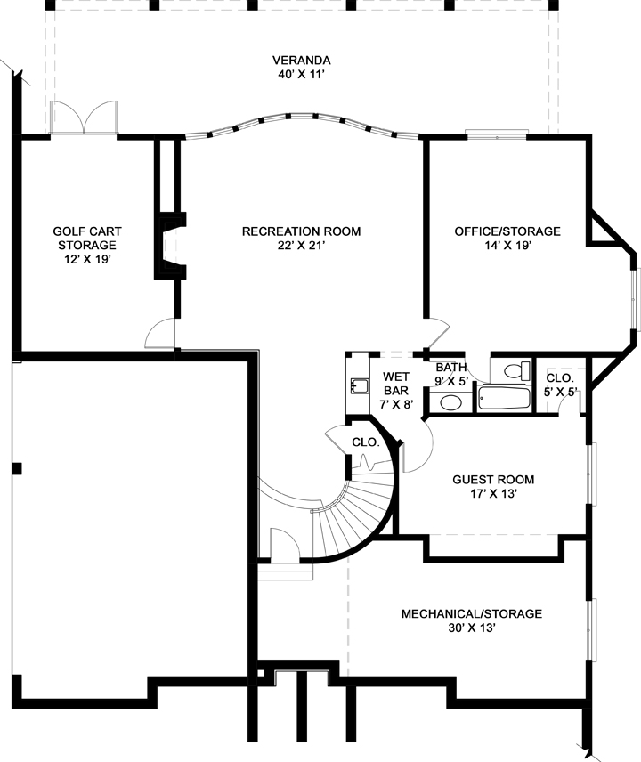 Basement Floor Plan